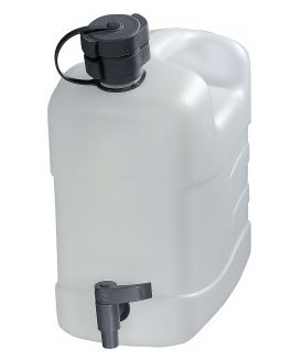 Wasserkanister 10 Liter mit Ablasshahn